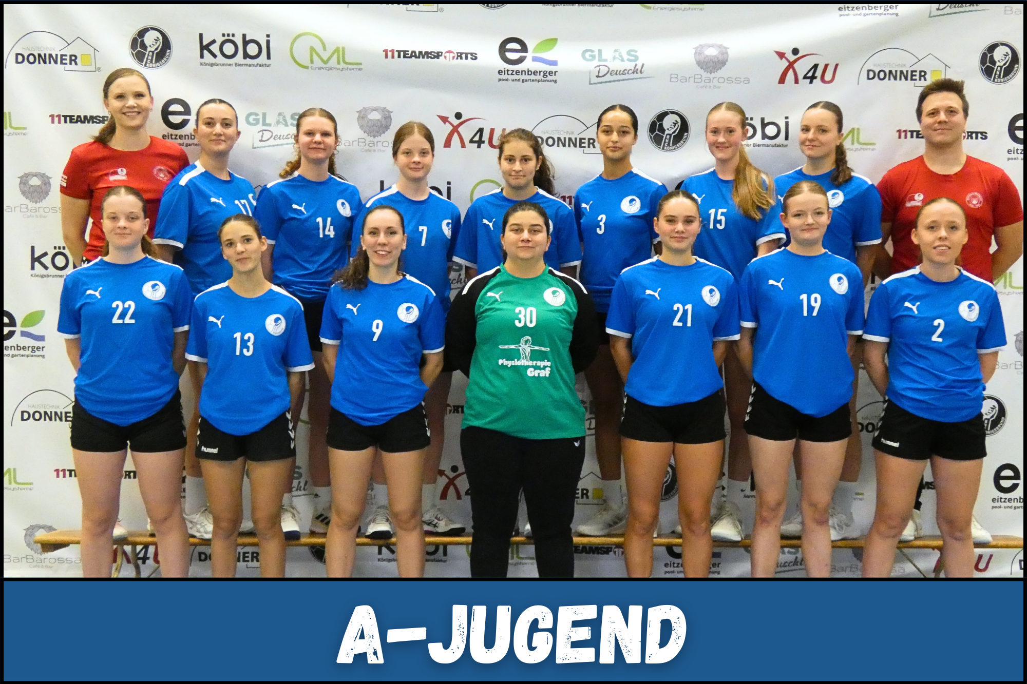 34 Mannschaftsfoto weibliche B-Jugend