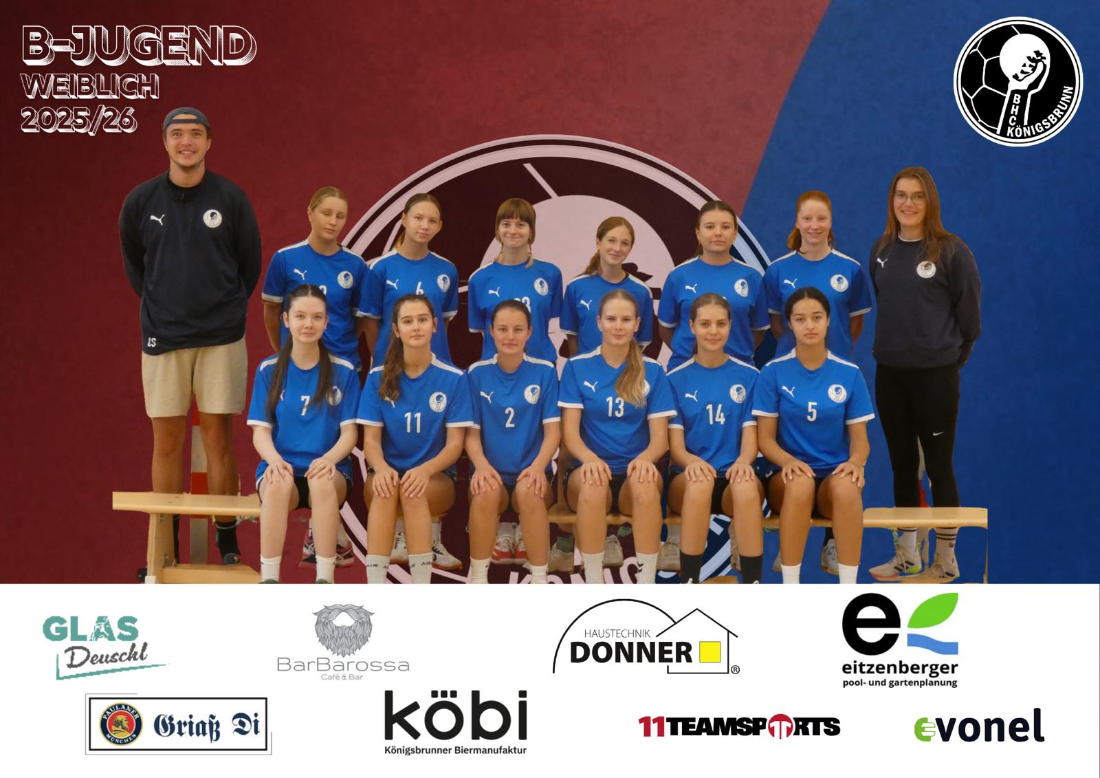 17d516fa-45f7-434a-ad8d-c4408620e9d0 Mannschaftsfoto weibliche B-Jugend