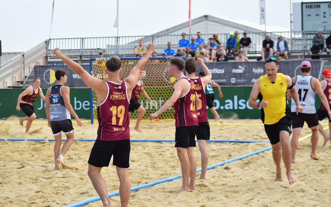 Lechfeldkobras erreichen Platz 8 bei der Deutschen Beachhandball-Meisterschaft